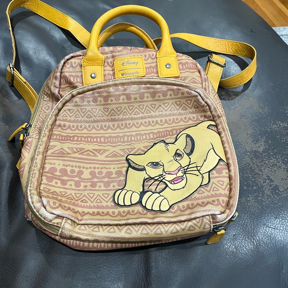 Rare Loungefly Simba Lion King Mini Backpack
